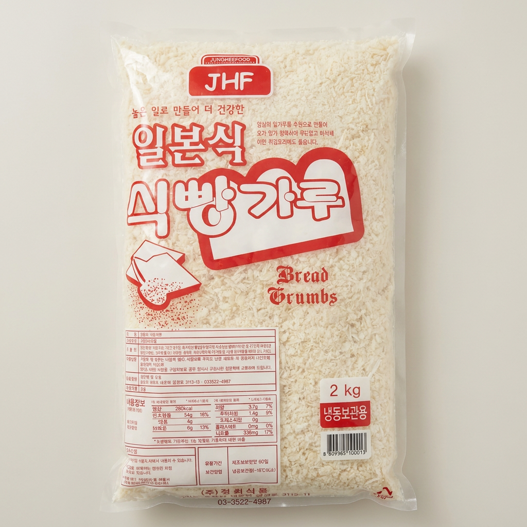 정희식품 굵은 빵가루, 2kg, 2개
