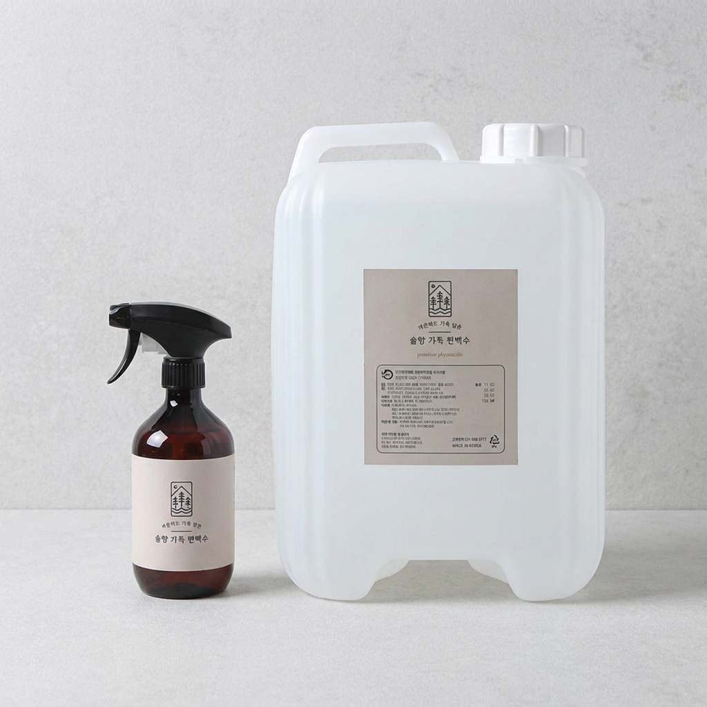 솔향가득 편백수 + 스프레이 공병, 20L, 1개
