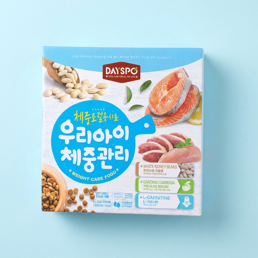 데이스포 우리아이 체중관리 강아지, 연어+오리, 1.8kg, 1개