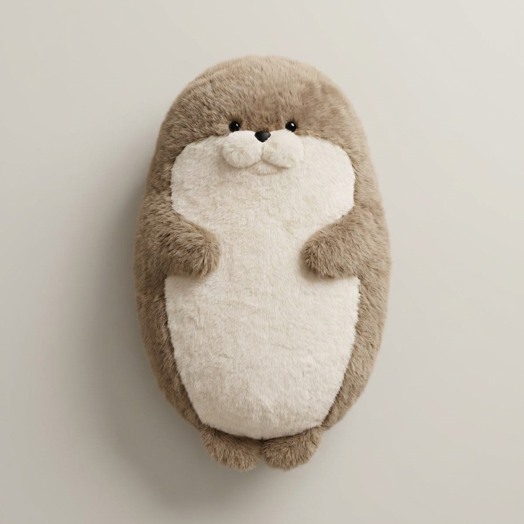 bookaz 뚱뚱한 물범 게으른 하찮은 인형 쿠션 꿀잠 베개 어린이날 집들이, 뚱범이 물범, one size