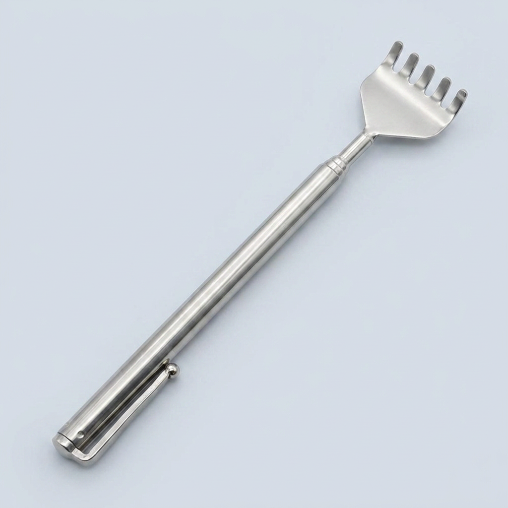 경산메디칼 5단 접이식 스텐 효자손, 1개