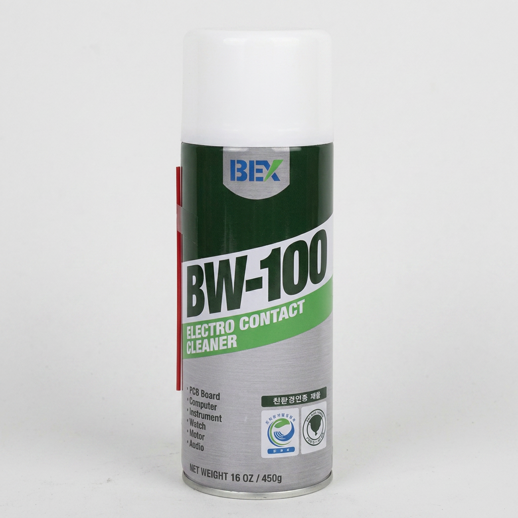 BEX 벡스 BW-100 450g 전지 전자 접점부활재 가전제품 PC 세척 크리너, 1개