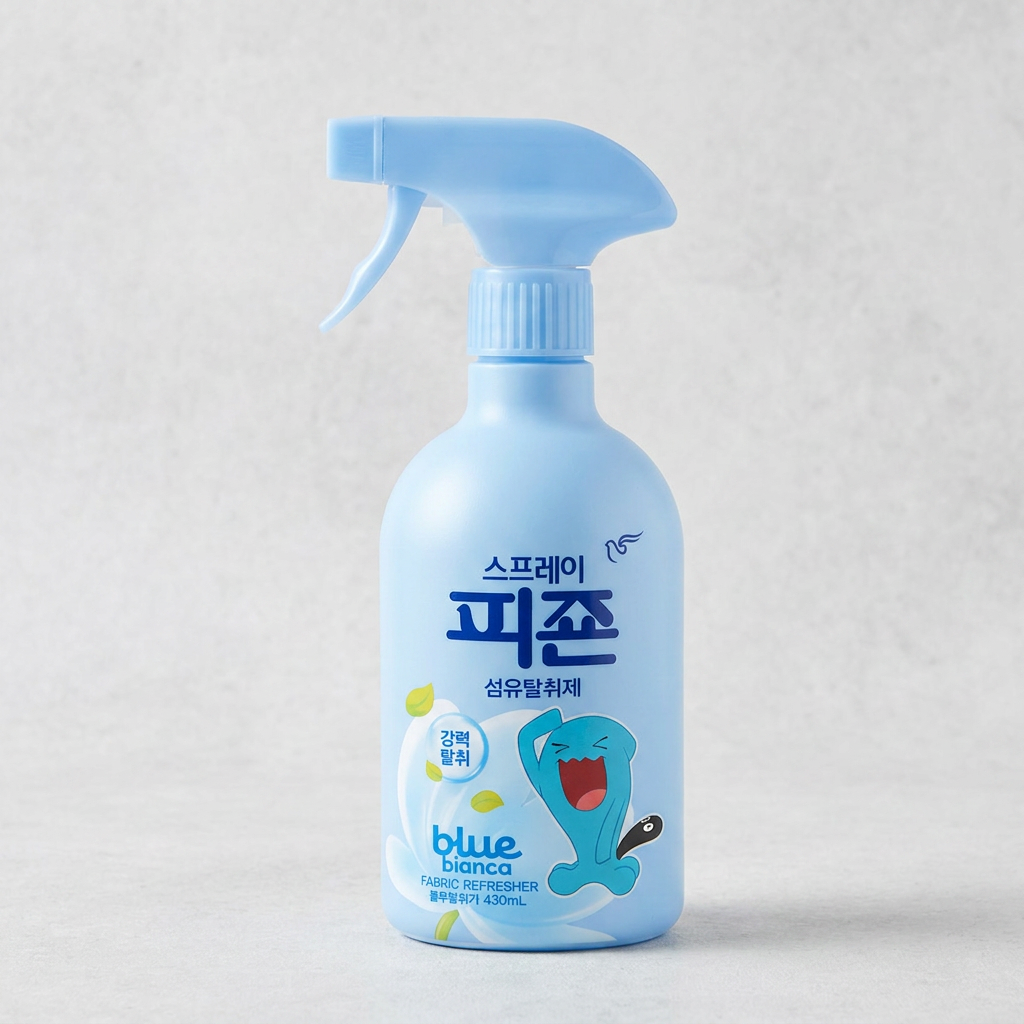 스프레이 피죤 섬유탈취제 강력탈취, 블루비앙카, 430ml, 3개
