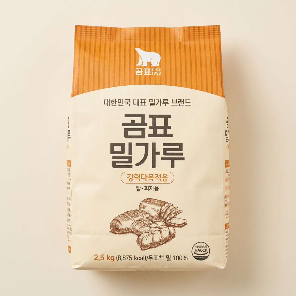 대한제분 곰표 강력 밀가루, 2.5kg, 1개