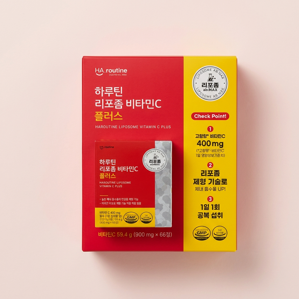 하루틴 리포좀 비타민C 플러스, 66정, 1개