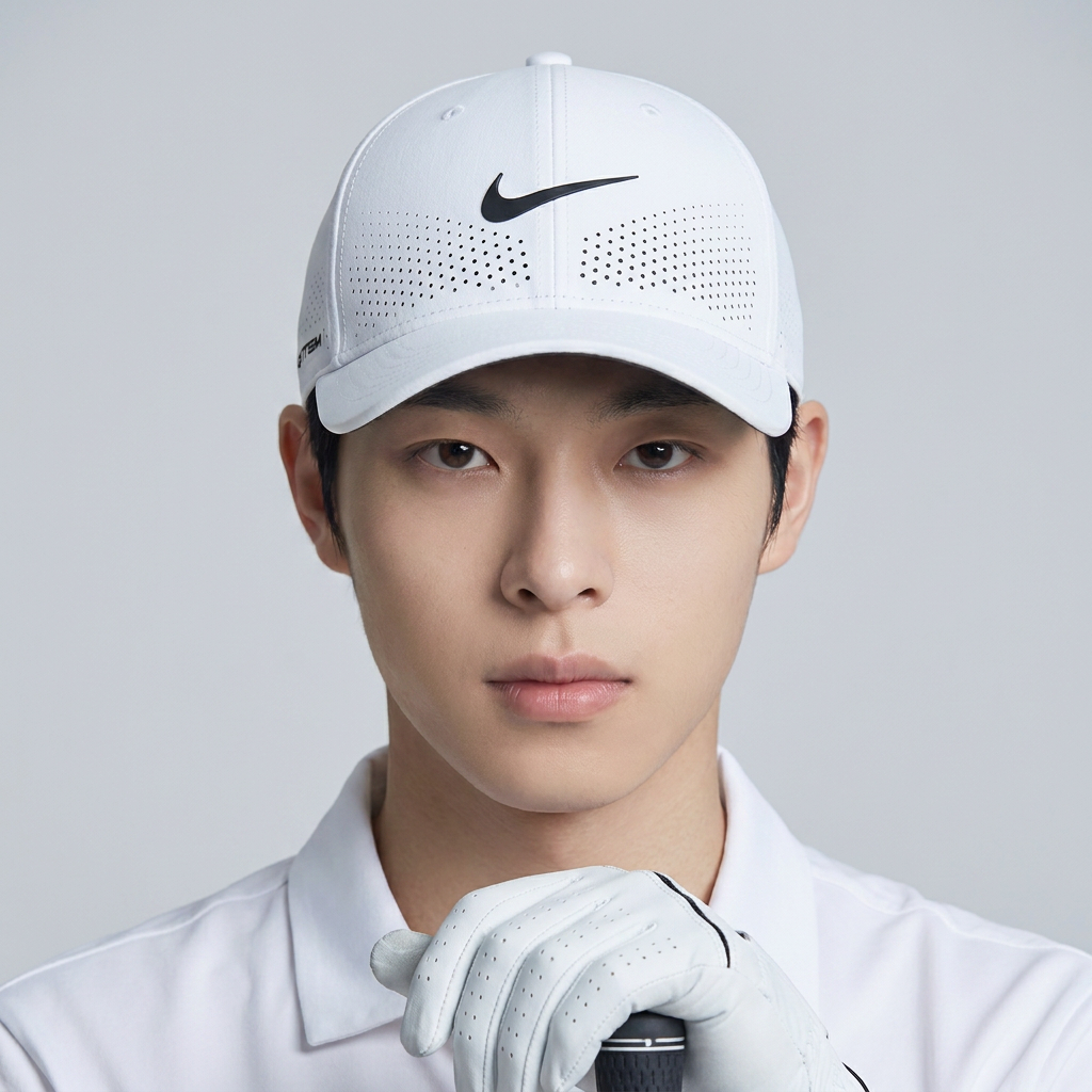 나이키 드라이핏 ADV 라이즈 스트럭쳐 스우시플렉스 캡 남성 골프 모자 FB5633-100, M/L 56-58, 화이트, 1개