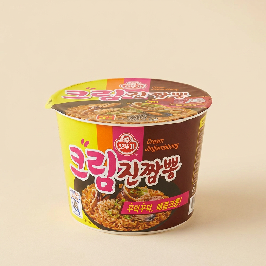 오뚜기 크림진짬뽕, 105g, 12개