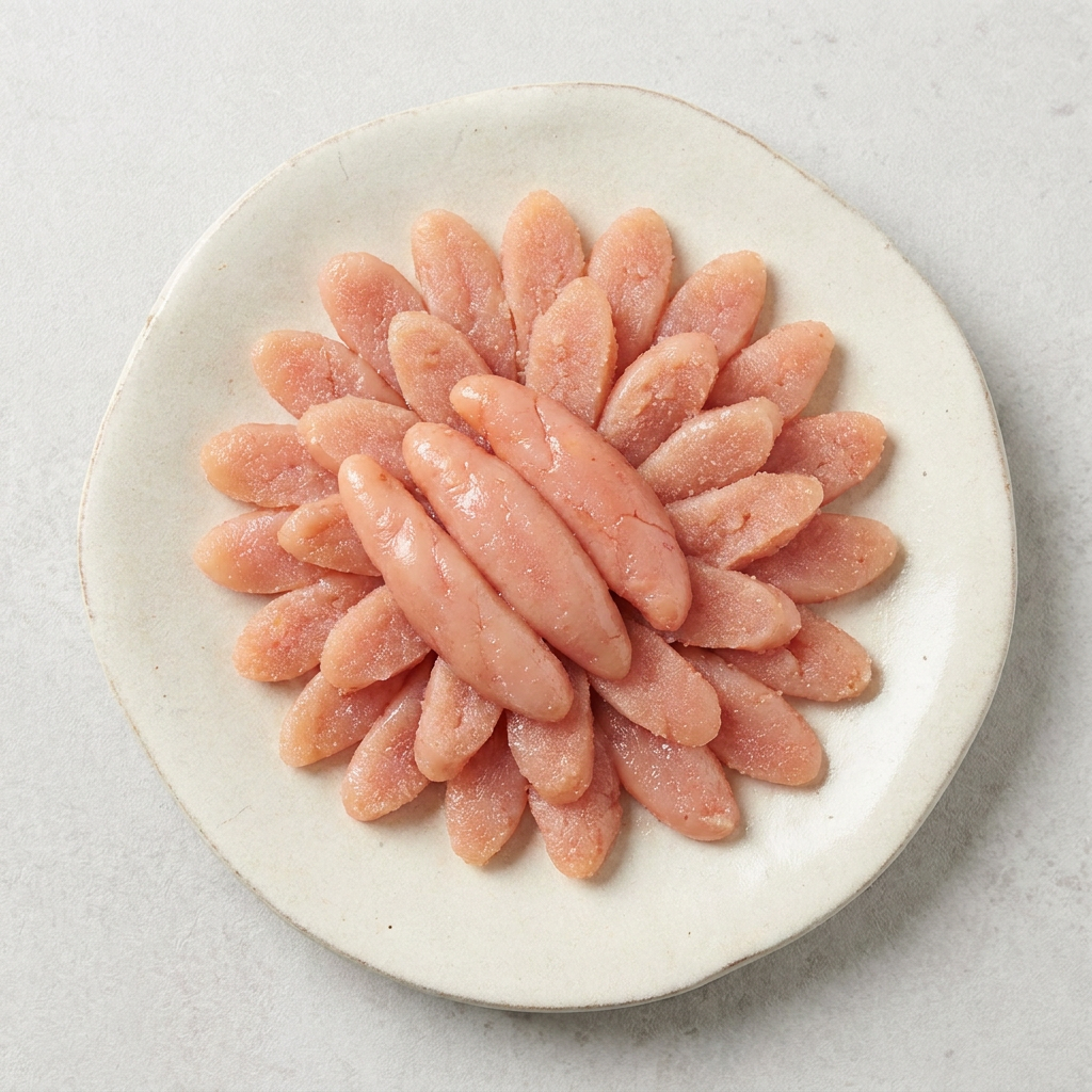 나래식품 무색소 못난이 백명란젓 파지, 300g, 1개