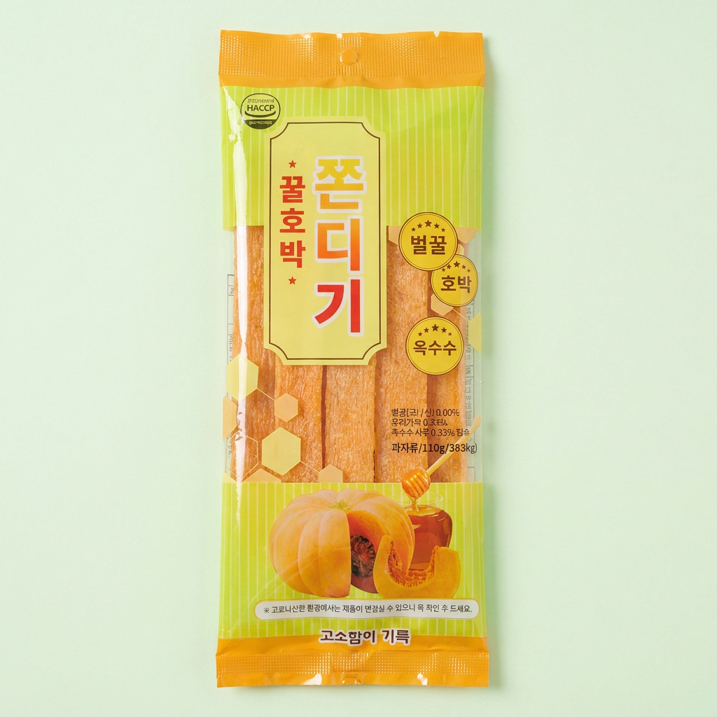 햅푸드 꿀호박 쫀디기, 100g, 20개 토스쇼핑 특가