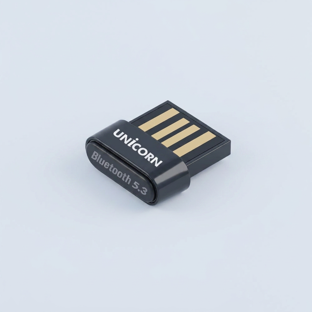 UNICORN 블루투스 리얼텍 5.3 USB 동글 미니, XB-530V, 1개