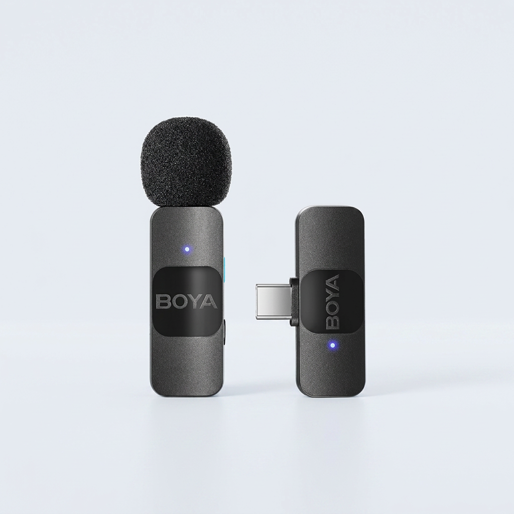 보야 무선마이크, BY-V10 V2.0, V10, 블랙, 1개