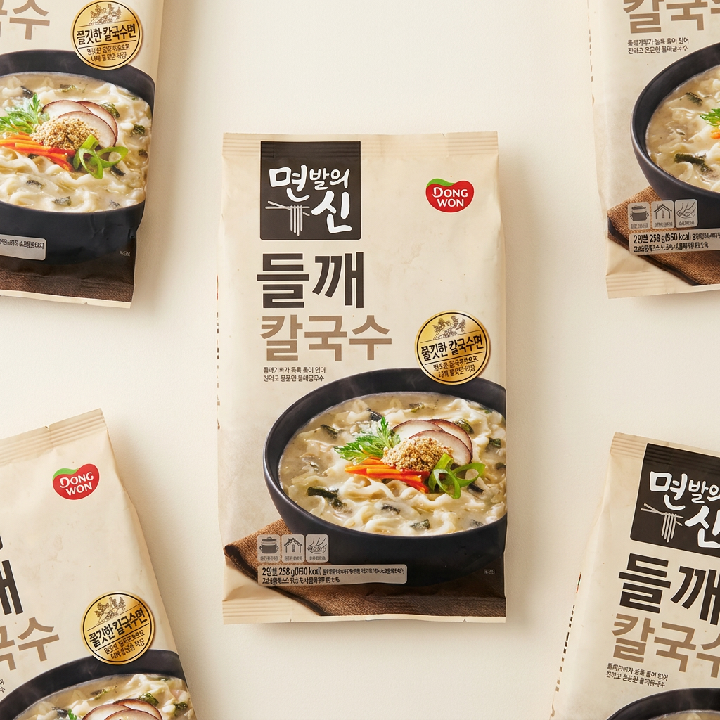 동원 들깨칼국수, 258g, 4개