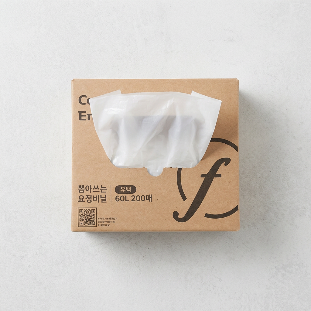 페어리드림 뽑아 쓰는 요정비닐, 60L, 200매