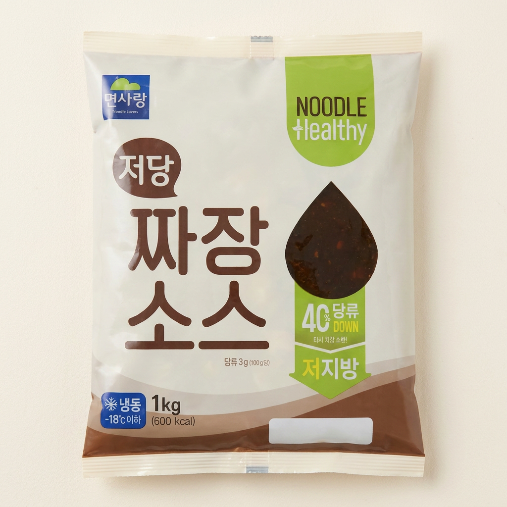 면사랑 저당 짜장소스, 1kg, 1개