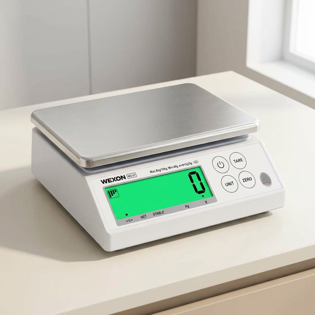 WEXON 주방저울, 화이트, 6kg, WZ-61, 1개