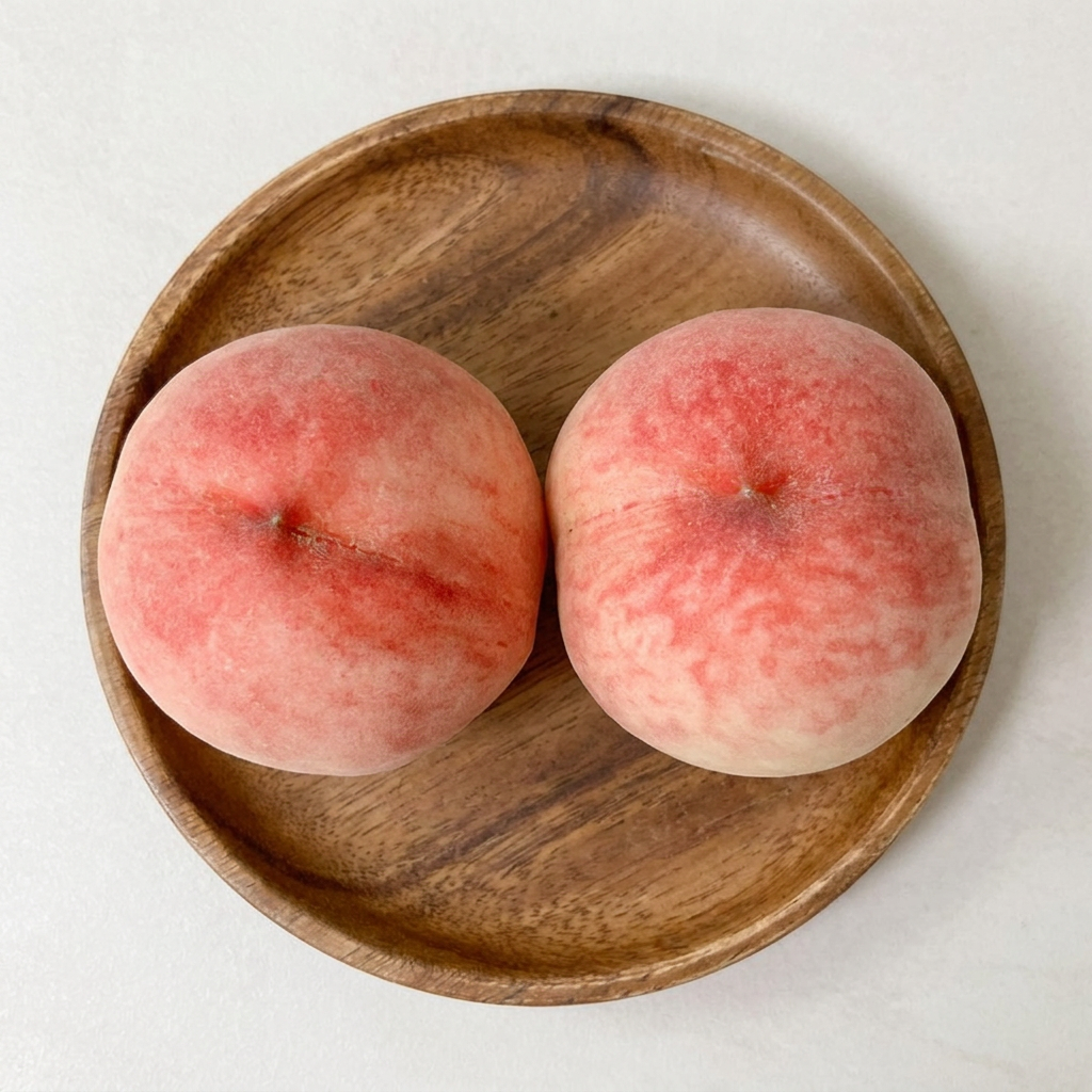 백도 딱딱이복숭아, 대과, 4kg, 1박스
