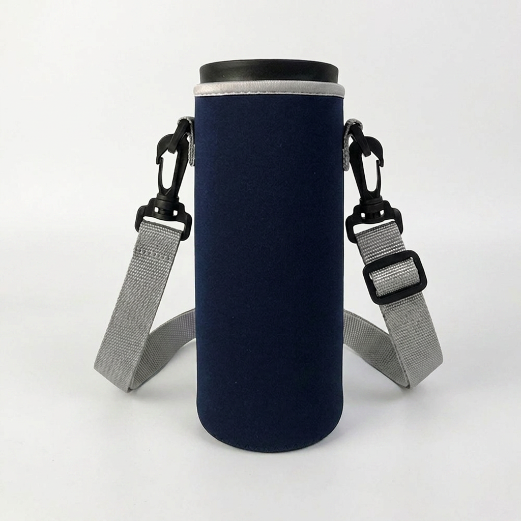펠트 보틀 물병가방, 네이비, 550ml, 1개