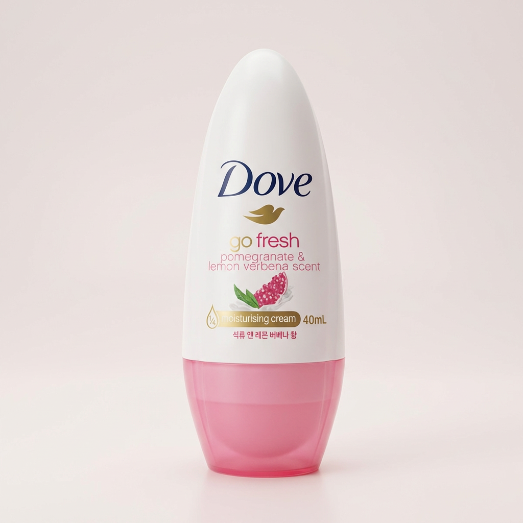 도브 데오드란트 롤온, 석류&레몬버베나, 40ml, 2개