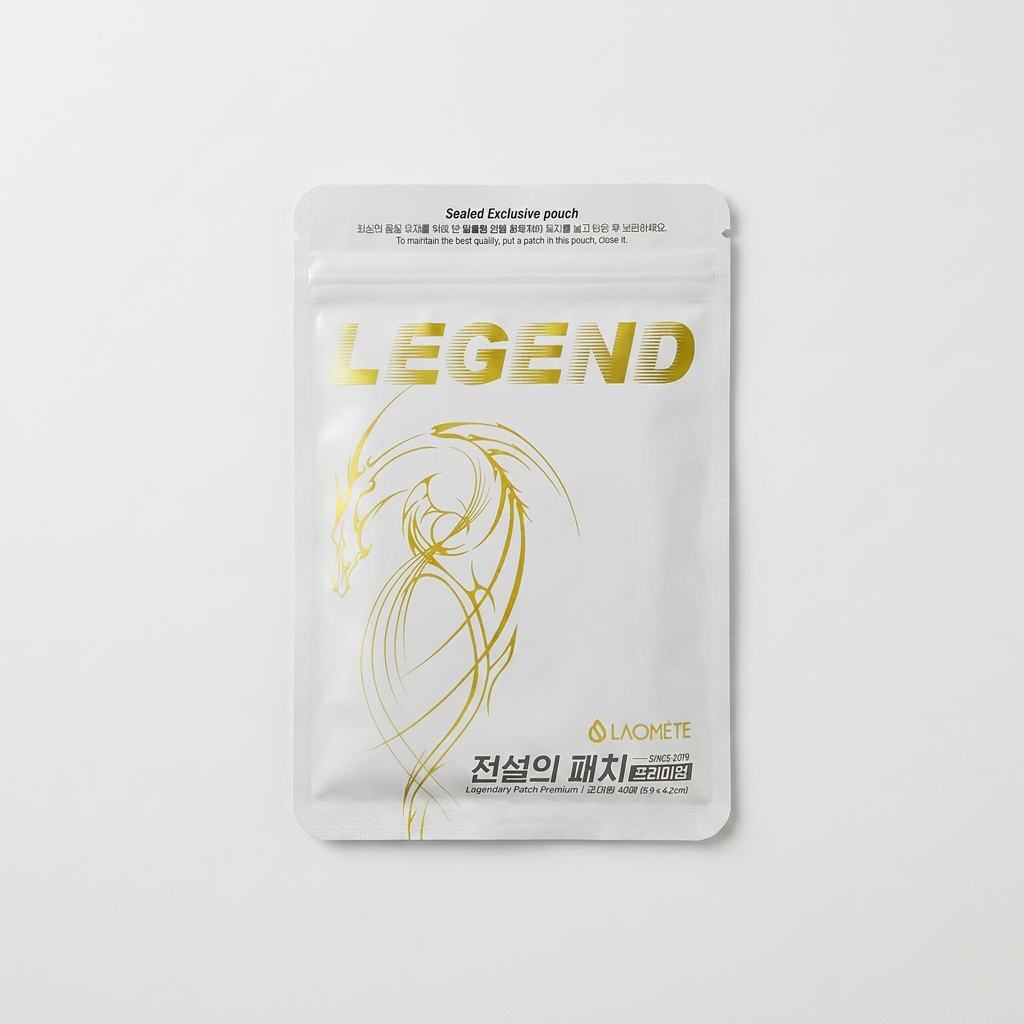 라오메뜨 전설의 패치 프리미엄 준대형, 40매, 1개