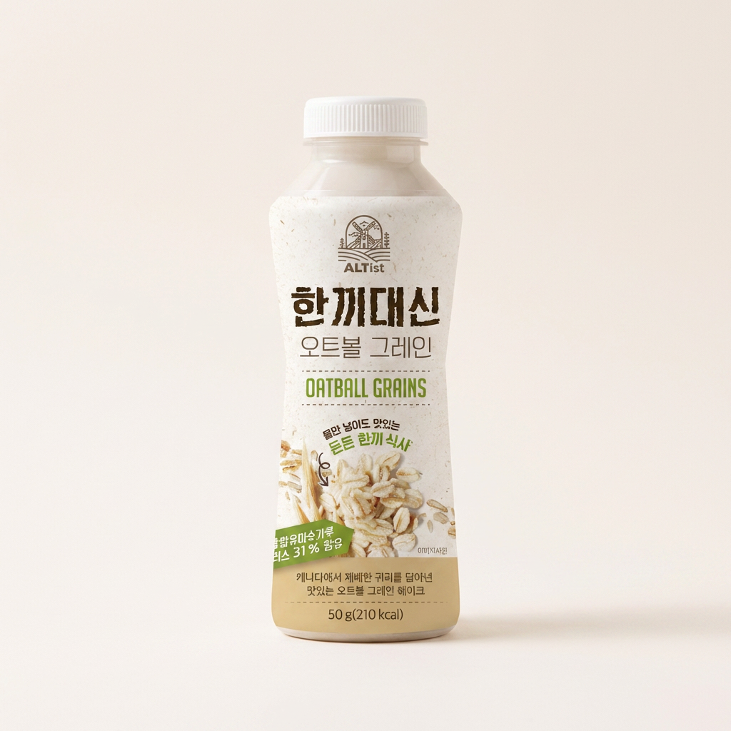 한끼대신 오트볼 그레인 단백질 쉐이크, 50g, 24개