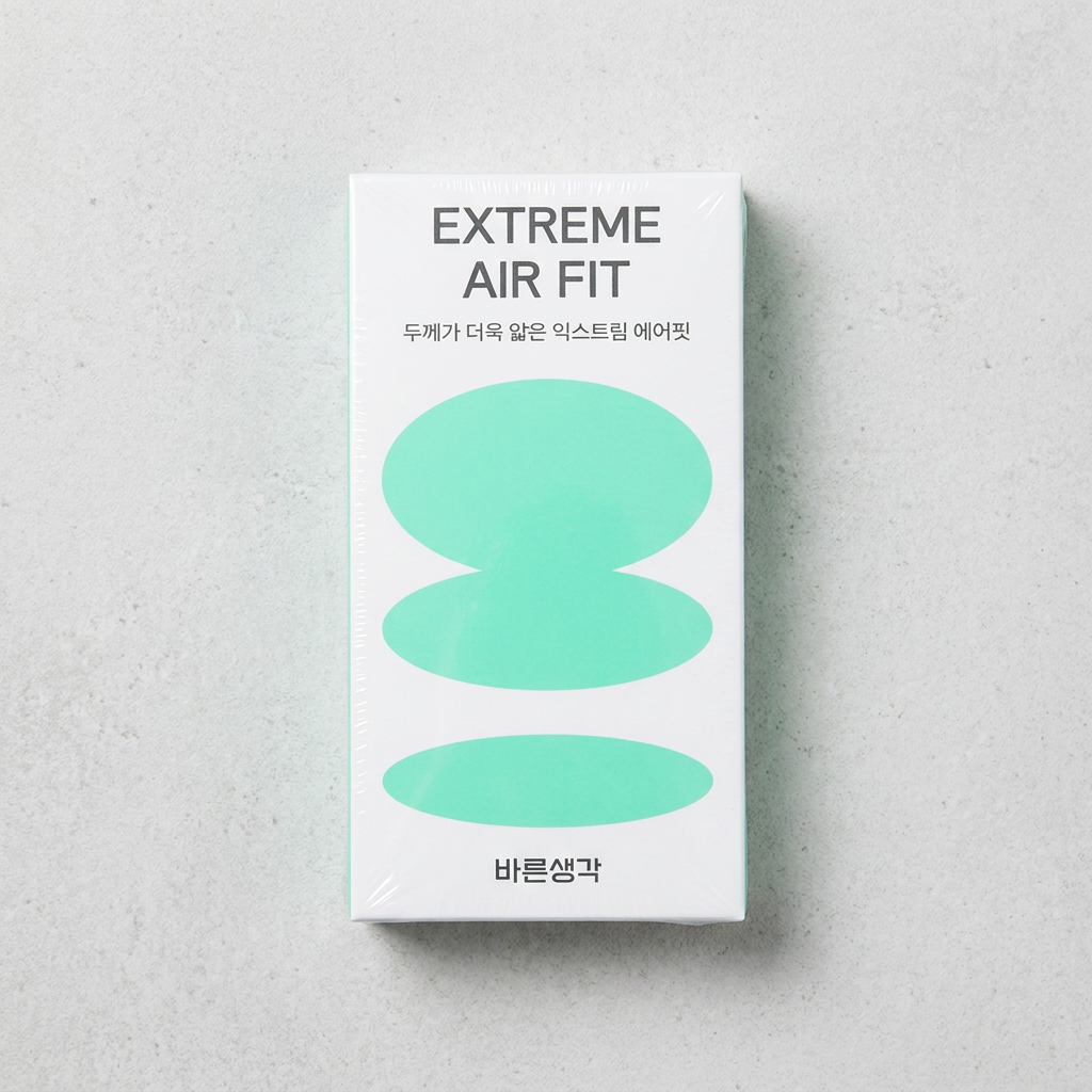 바른생각 익스트림 에어핏 콘돔, 10매, 1박스