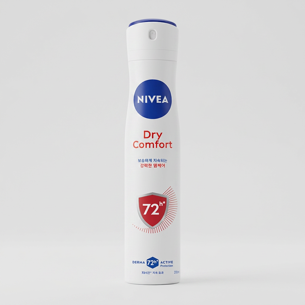 니베아 데오드란트 스프레이 드라이콤포트, 200ml, 1개