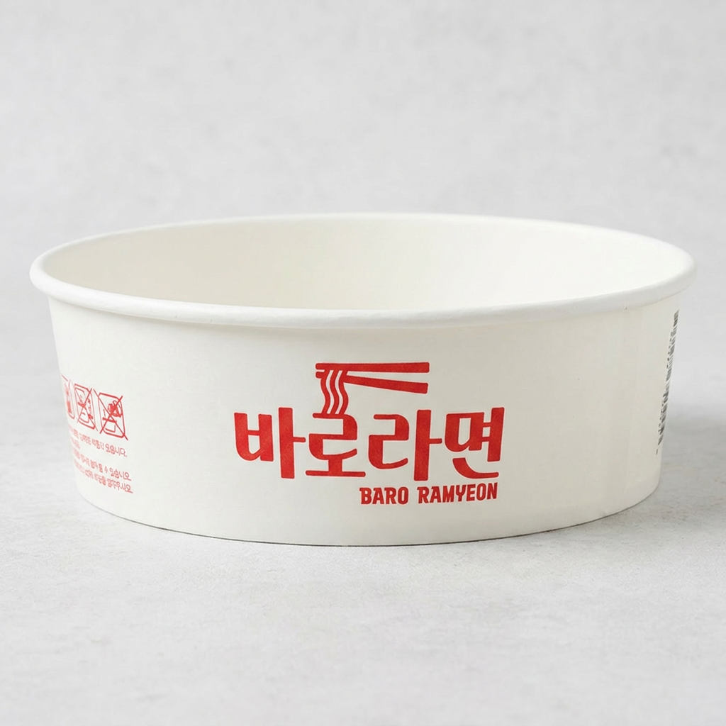 바로라면 원형 라면 용기, 300개