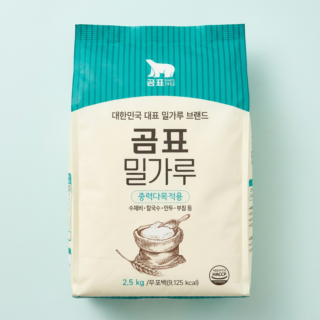 곰표 중력 밀가루, 2.5kg, 1000개