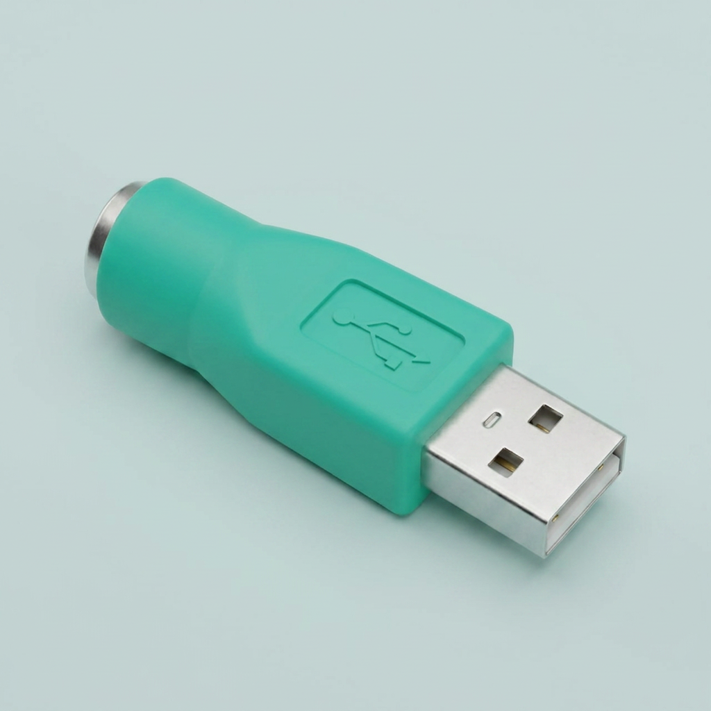 케이블메이트 USB A - PS2 젠더 CU320, 1개