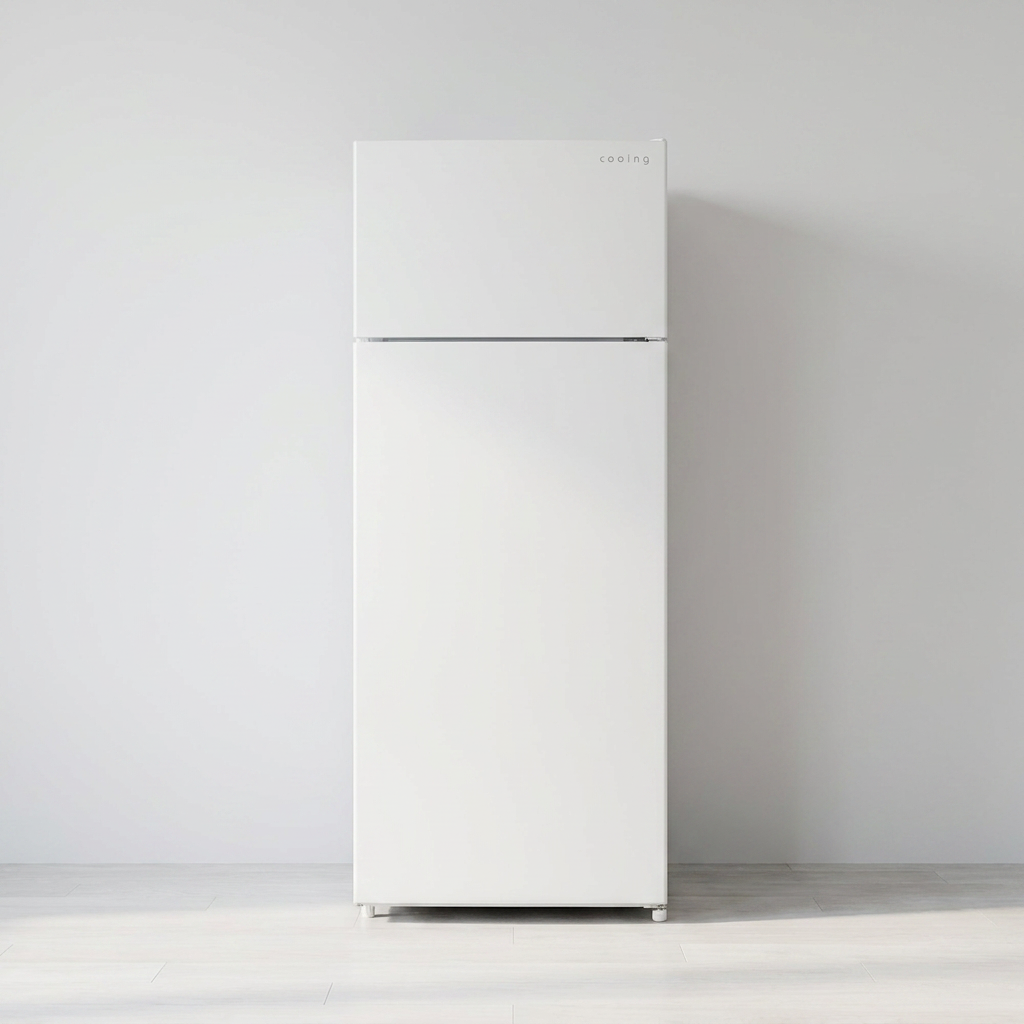 쿠잉 투도어 냉장고, REF-D212W, 퓨어화이트, 211L, 1개