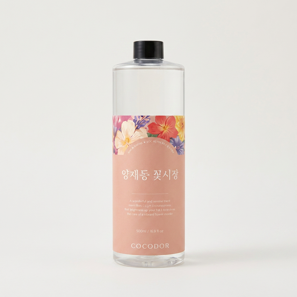 코코도르 디퓨저 리필, 양재동꽃시장, 500ml, 6개