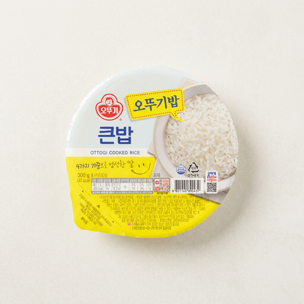 오뚜기밥 큰밥, 300g, 24개, 1박스