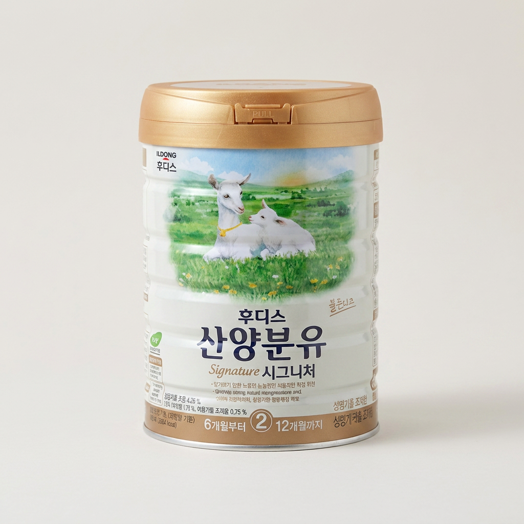 일동 후디스 산양분유 시그니처 2단계, 800g, 6개