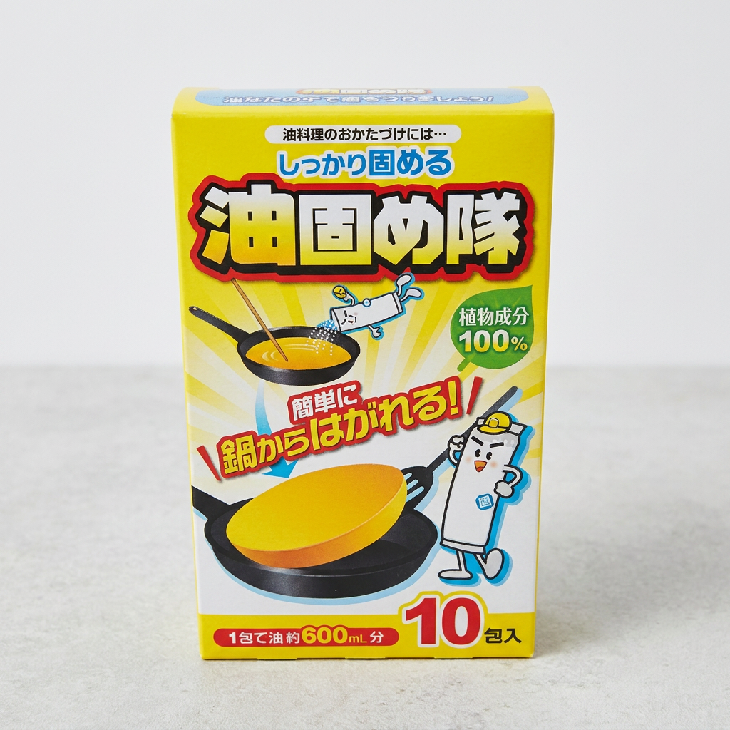 일본제 폐유 폐식용유 굳히는 가루, 10개입, 1박스