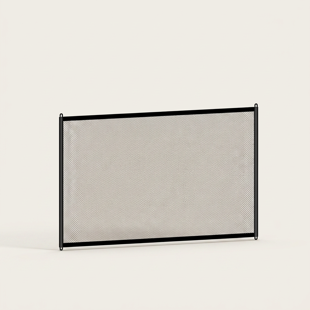 펫코노미 강아지 메쉬 롤링 안전문 펜스, 블랙, 110x72cm, 1개입