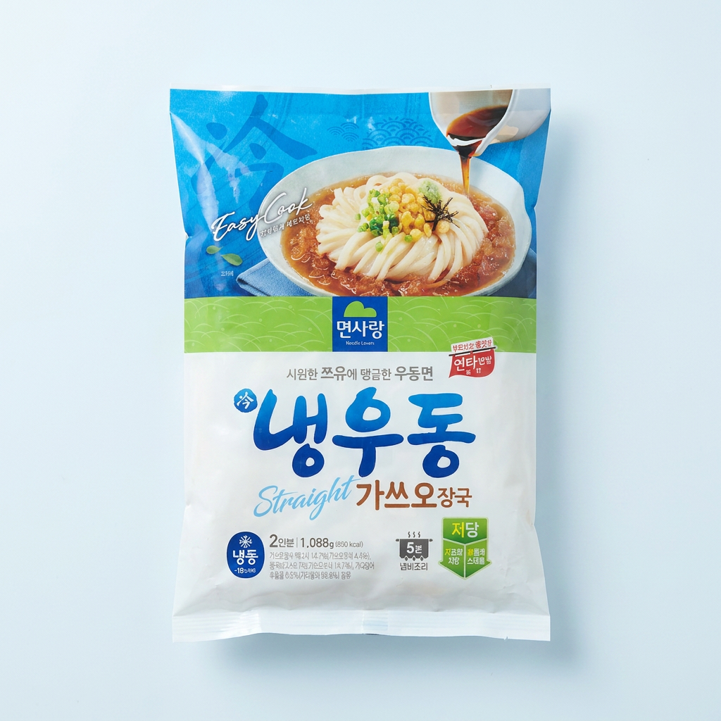 면사랑 냉우동, 544g, 2개