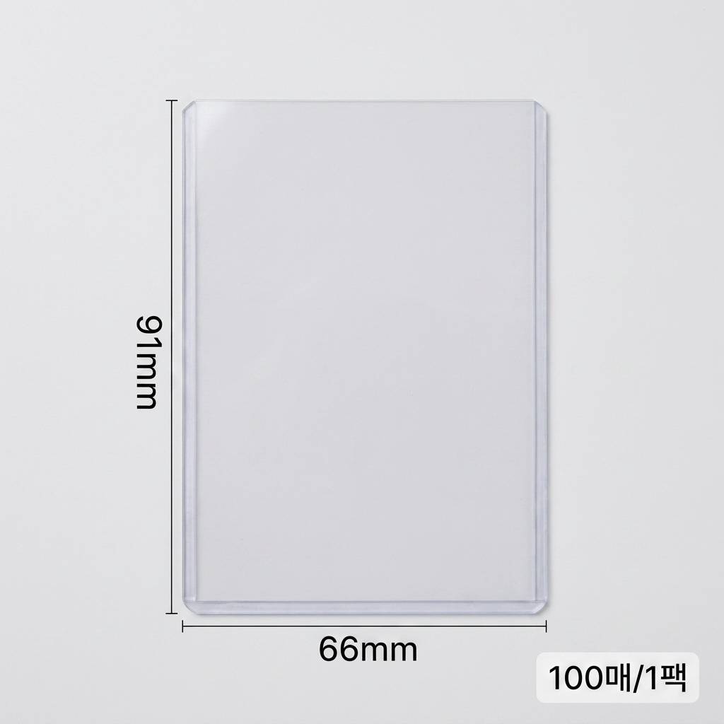 포토카드 포켓몬카드 원피스카드 부드러운 슬리브, 100개