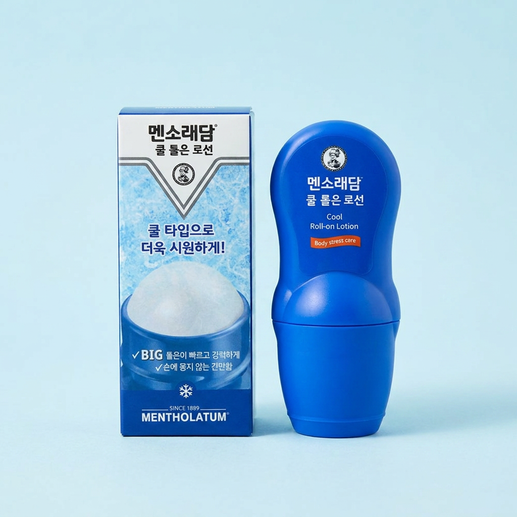 멘소래담 마사지 쿨 롤온 로션, 50ml, 2개