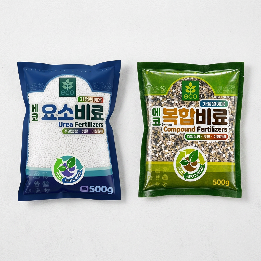 에코 복합비료 + 에코 요소비료, 500g, 2종 세트, 1개
