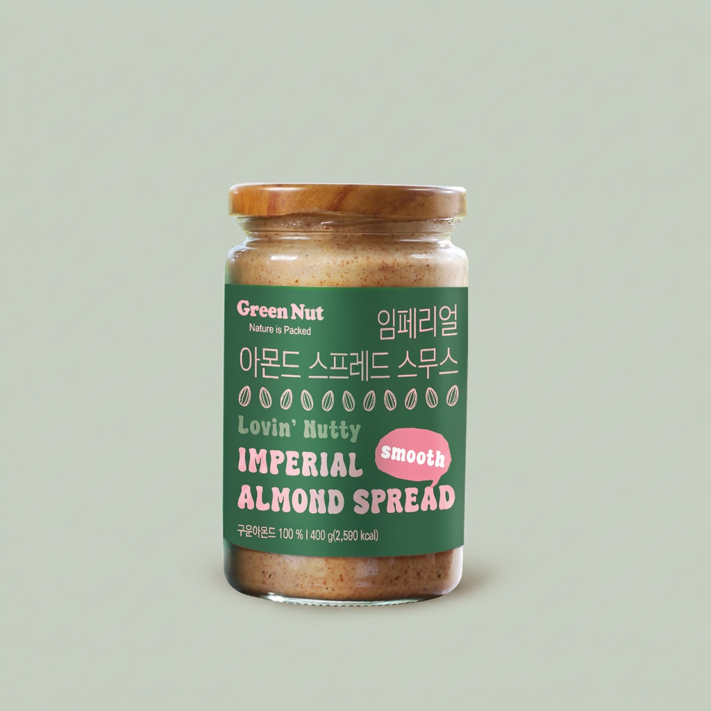 그린너트 임페리얼 아몬드 스프레드 스무스, 400g, 1개