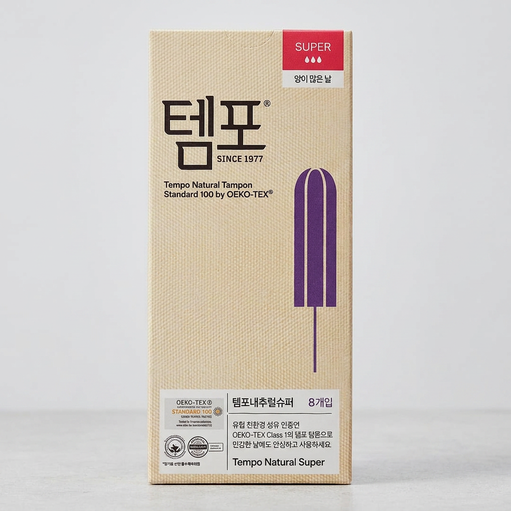 템포 탐폰, 슈퍼, 8개입, 1개