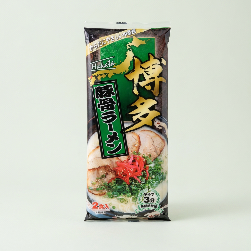 하카타돈코츠라면, 2인분, 248g, 3개