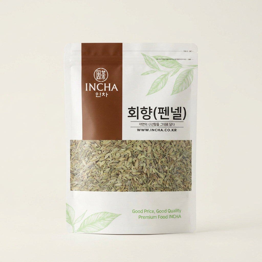 인차 회향(펜넬) 산미나리씨앗, 500g, 2개입, 1개