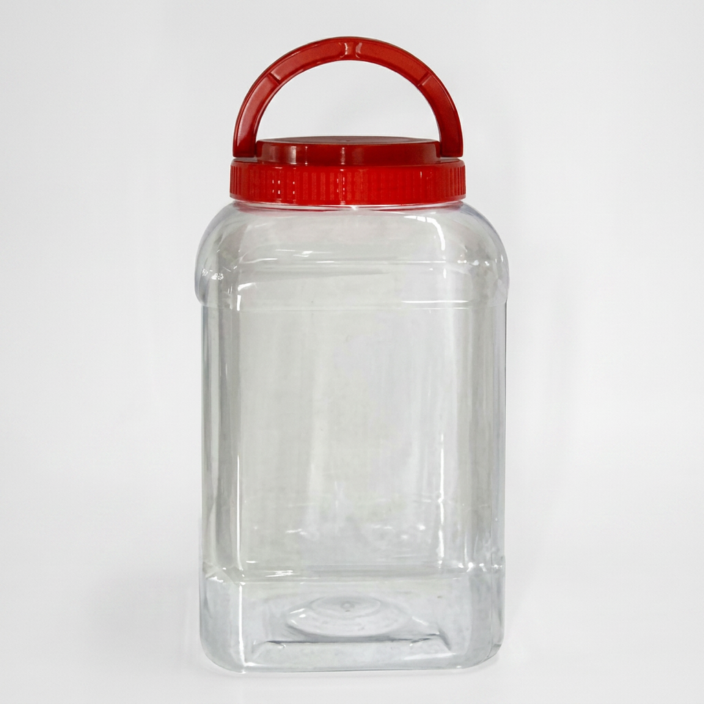 플라스틱통 담금주 술통 과일청 절임 매실 술병, 6L, 1개
