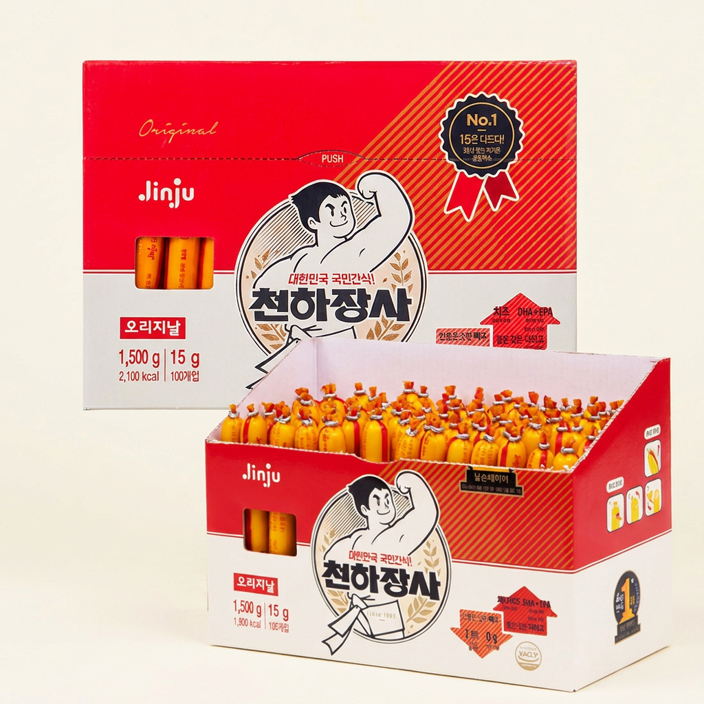 진주햄 천하장사 오리지널, 15g, 100개입, 1개