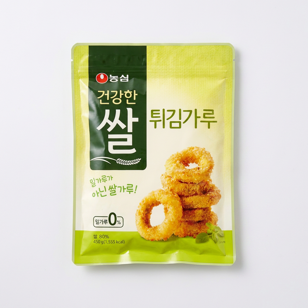 농심 건강한쌀 튀김가루, 450g, 2개