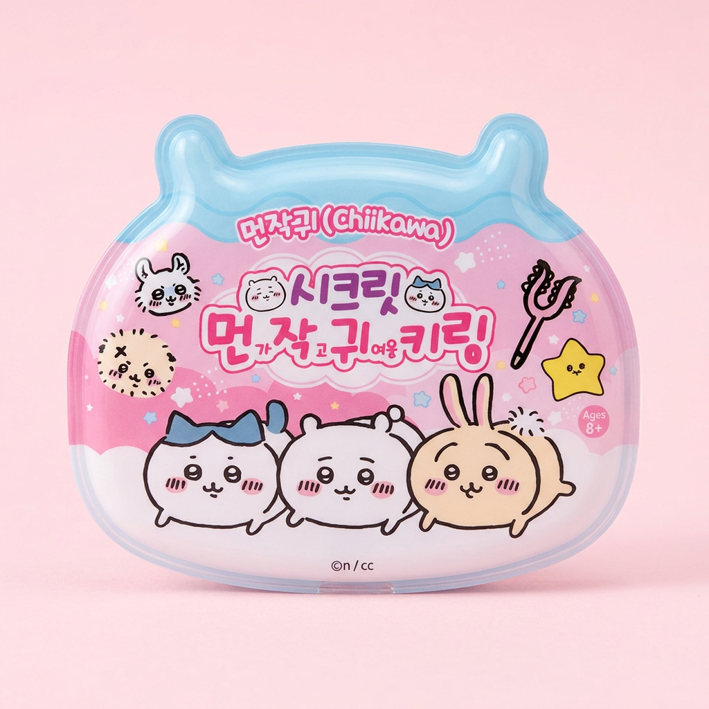 먼작귀 시크릿 별모양 키링, 랜덤발송, 1개