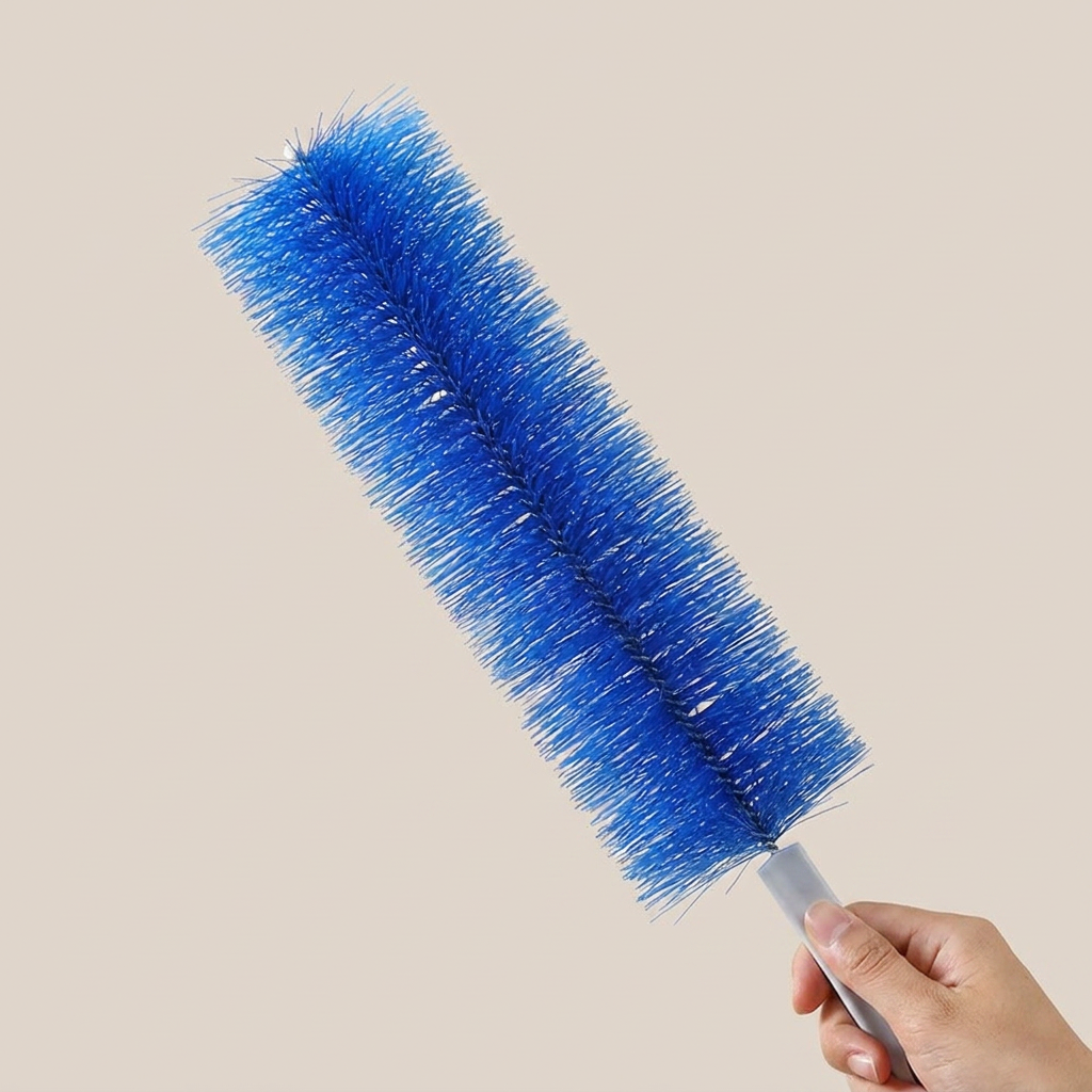 마샤토 선풍기 틈새 먼지 청소 브러쉬, 블루, 2개