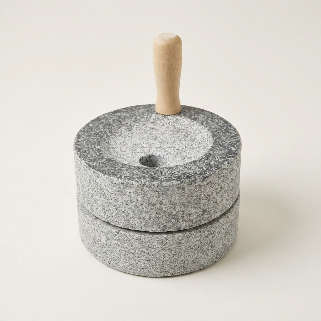 전통 국산 미니 맷돌, 16cm, 5kg, 1개