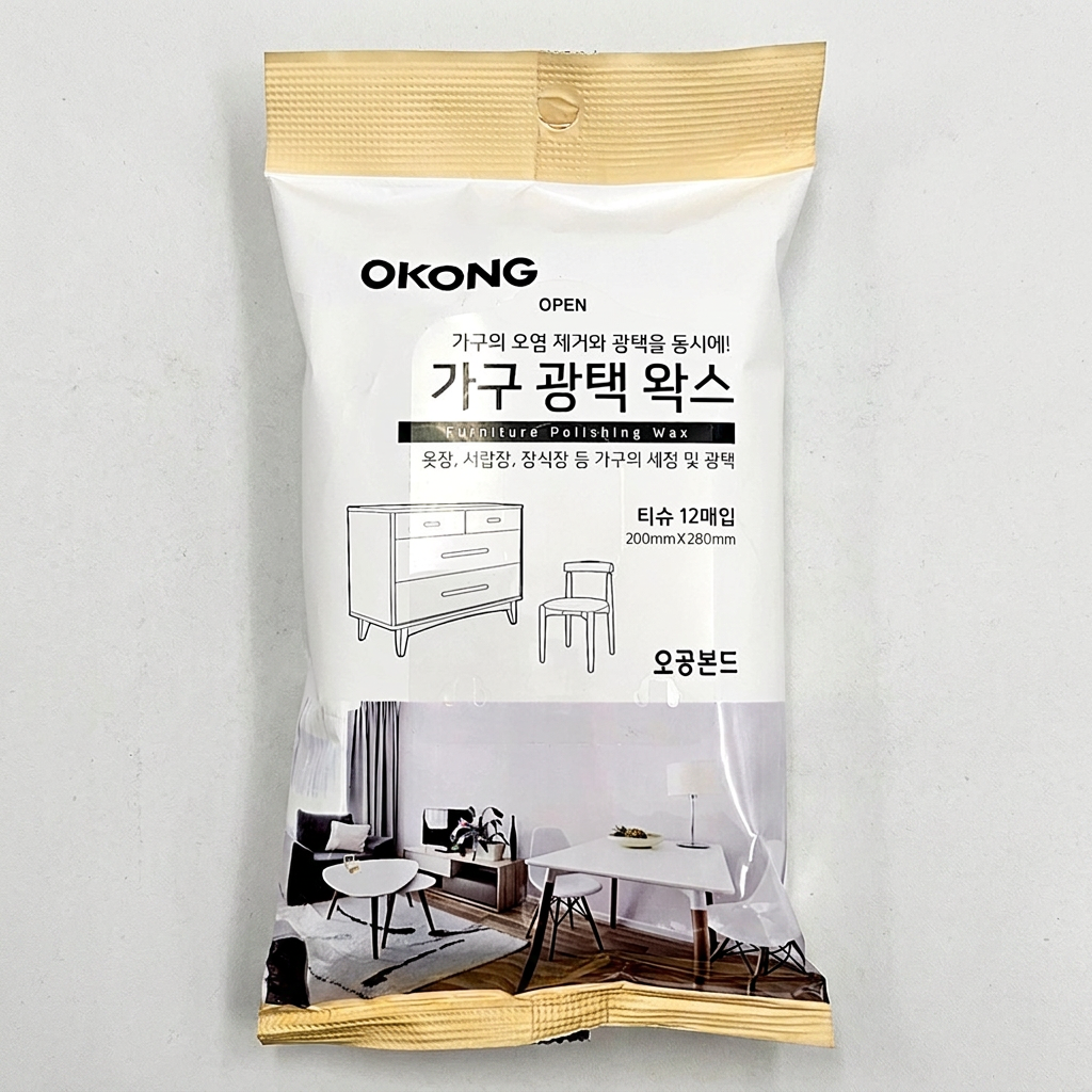 오공 가구 광택 왁스, 12ml, 2개